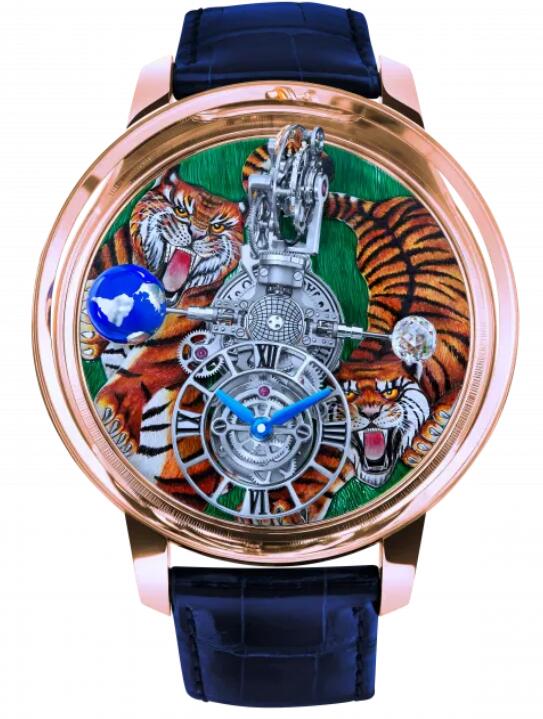 Jacob & Co. ASTRONOMIA ART COLOR TIGERS ROSE GOLD Watch Replica AT100.40.AA.UB.ABALA Jacob and Co Watch Price